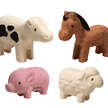 Figurines - 4 animaux de la ferme PLAN TOYS