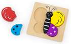 Puzzle encastrement Papillon ASA TOYS