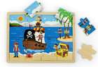 Puzzle 16 pieces - pirate ASA TOYS
