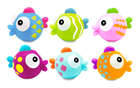 Aspergeurs poissons tropicaux 6 pieces ËSCABBO