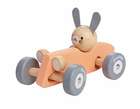 Lapin bolide de course pastel PLAN TOYS