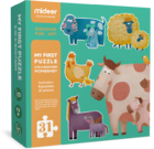 Mon 1er puzzle animaux de la ferme et leur petit MIDEER