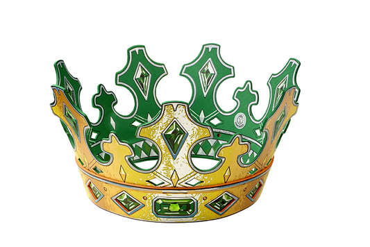 Couronne du roi Emeraude Couronne du roi Emeraude LIONTOUCH