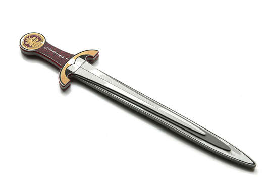 Epée du chevalier lion doré rouge Epée du chevalier lion doré rouge LIONTOUCH