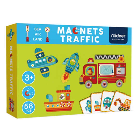 Coffret magnétique 58 pièces "transport" Coffret magnétique 58 pièces "transport" MIDEER