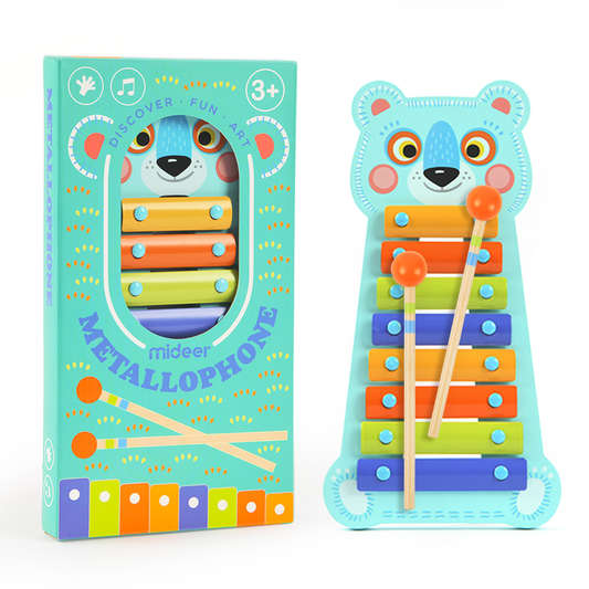 Xylophone métallique ourson Xylophone métallique ourson MIDEER