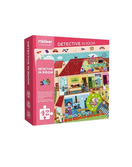 Puzzle détective maison - loupe Puzzle détective maison - loupe MIDEER