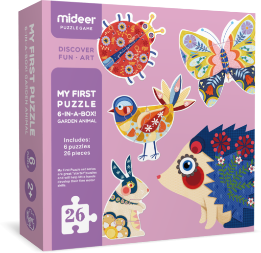 Mon 1er puzzle animaux du jardin Mon 1er puzzle animaux du jardin MIDEER