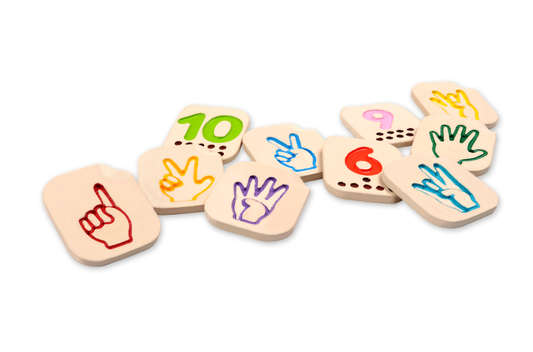 Apprendre les chiffres en signe Apprendre les chiffres en signe PLAN TOYS