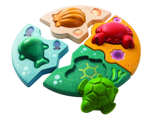 Puzzle la vie marine Puzzle la vie marine PLAN TOYS