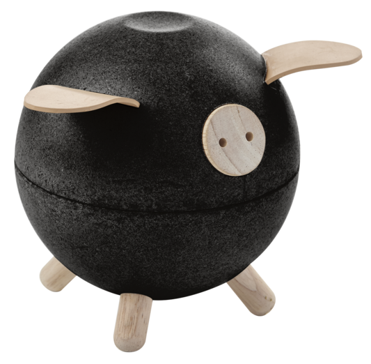 Tirelire cochon noir Tirelire cochon noir PLAN TOYS