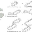 Extension 6 pces Rails & Routes en caoutchouc PLAN TOYS