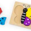 Puzzle encastrement Papillon ASA TOYS