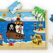 Puzzle 16 pieces - pirate ASA TOYS