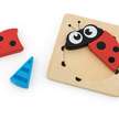 Puzzle encastrement coccinelle ASA TOYS