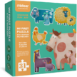 Mon 1er puzzle animaux de la ferme et leur petit MIDEER