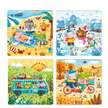 Coffret puzzles progressifs 4 saisons MIDEER